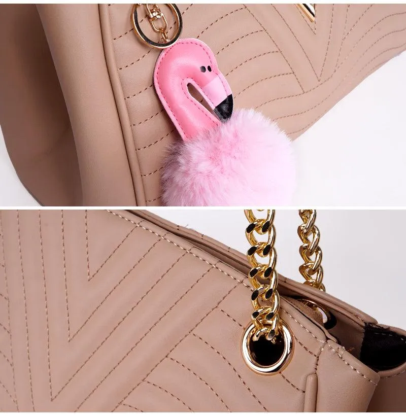 Classical Design Genuine Woman Red Leather flower Bags