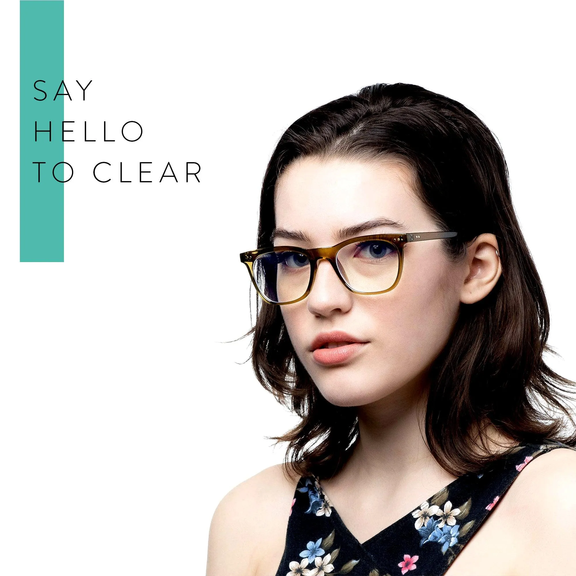 Clear Frame Blue Light Reading Glasses R-771P