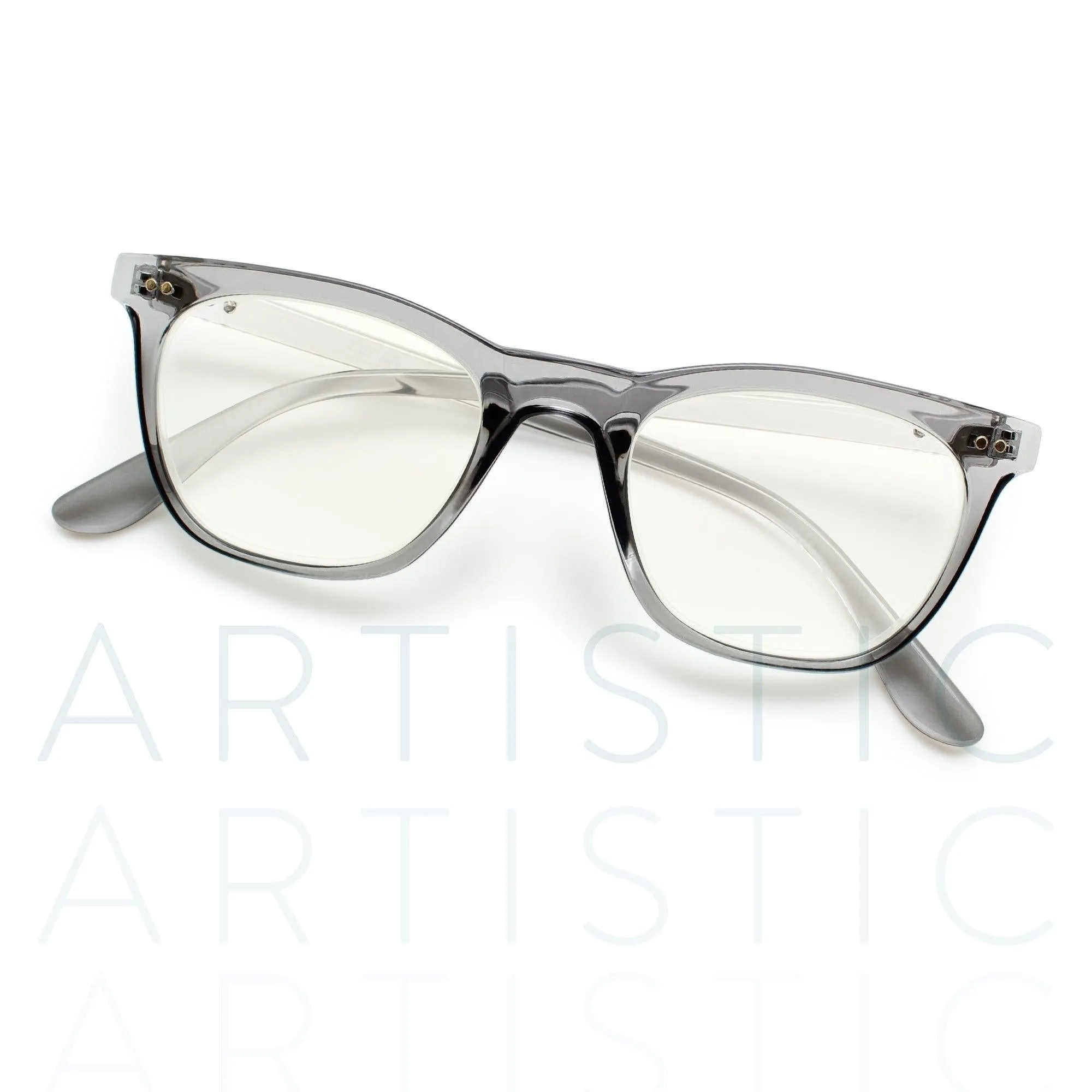 Clear Frame Blue Light Reading Glasses R-771P