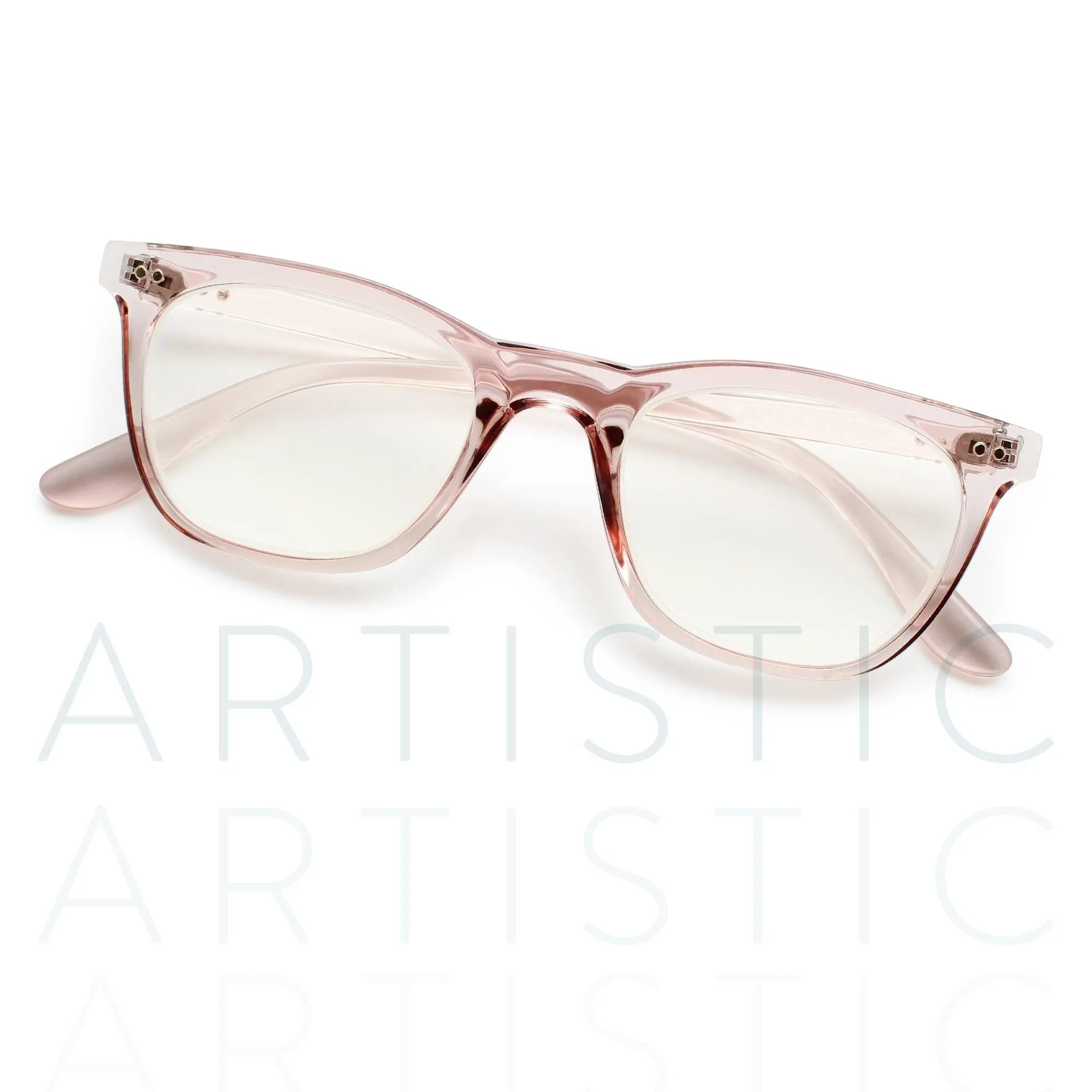 Clear Frame Blue Light Reading Glasses R-771P