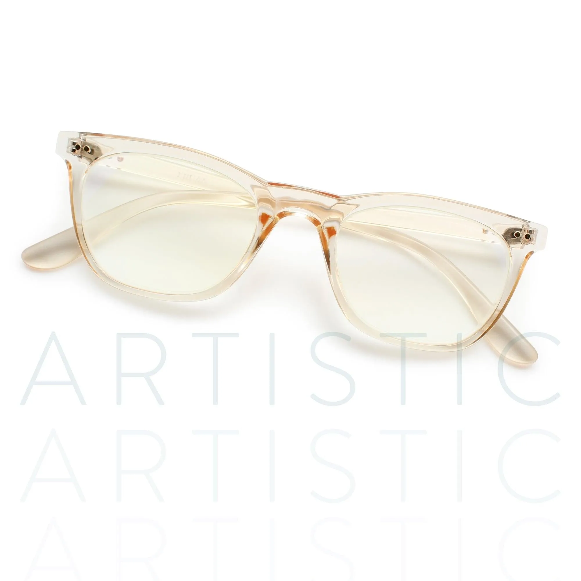 Clear Frame Blue Light Reading Glasses R-771P