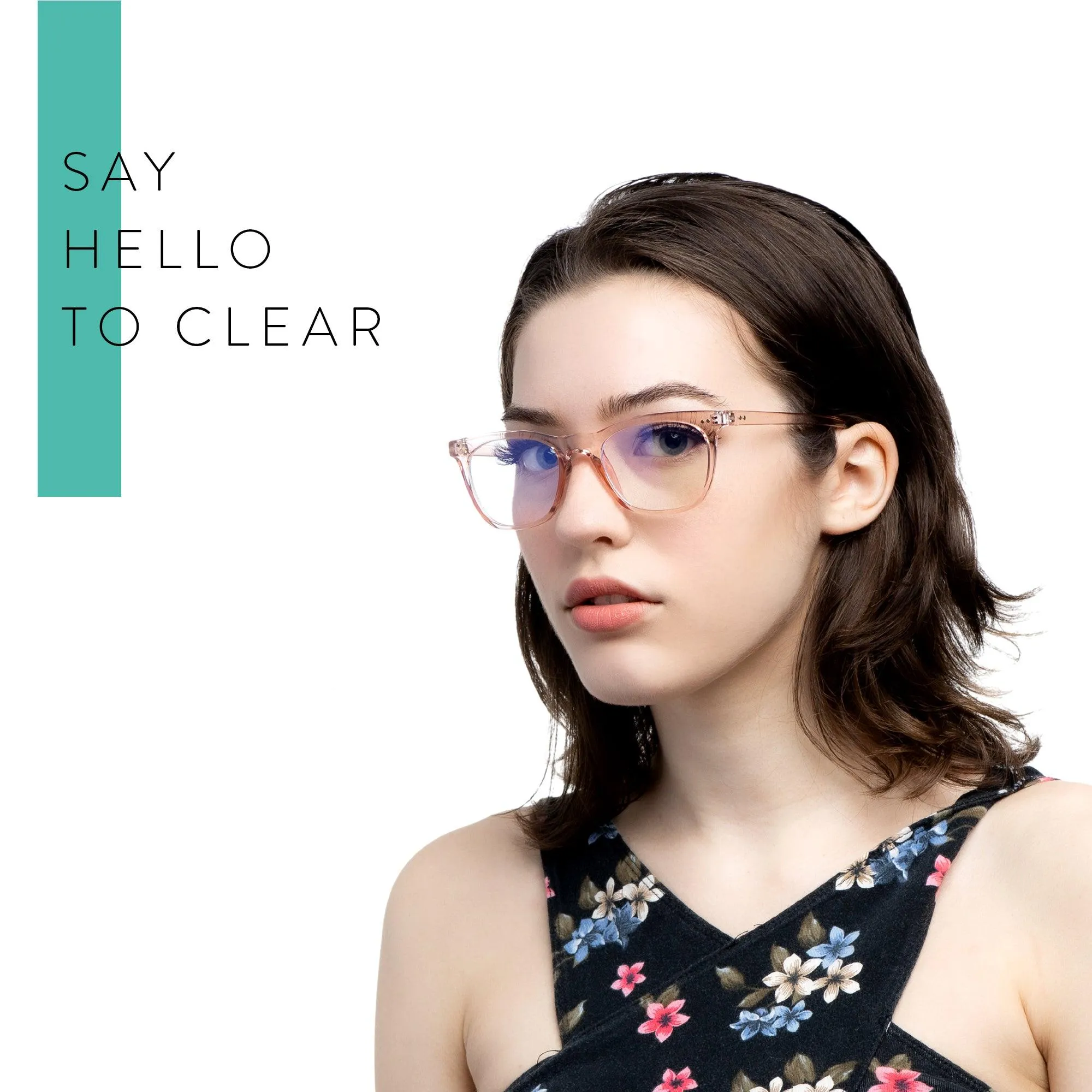 Clear Frame Blue Light Reading Glasses R-771P