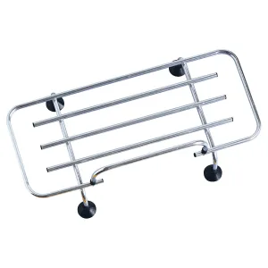 CLIP-ON BOOT RACK, 90x34 CM, ALUMINIUM SLATS