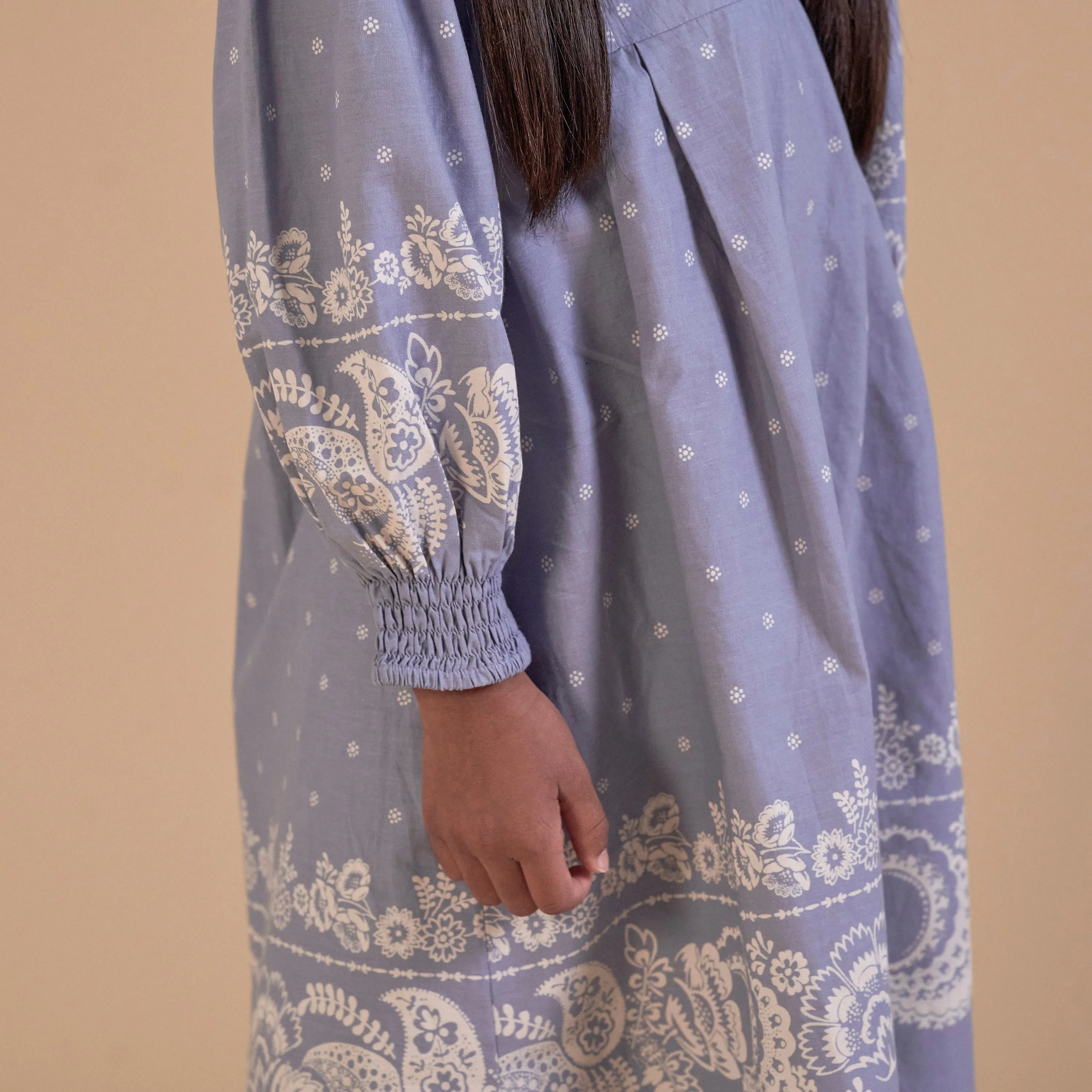 'Clover' Dress - Bandana Floral Mist