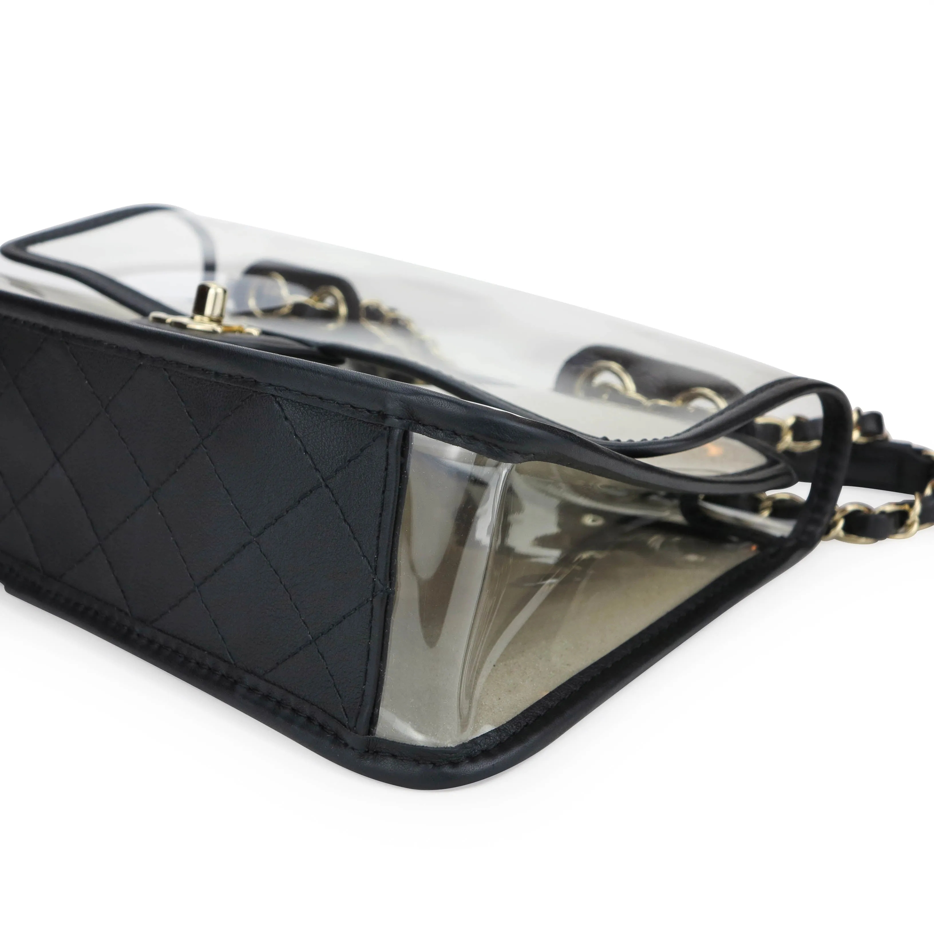 Coco Sand PVC Medium Flap Bag