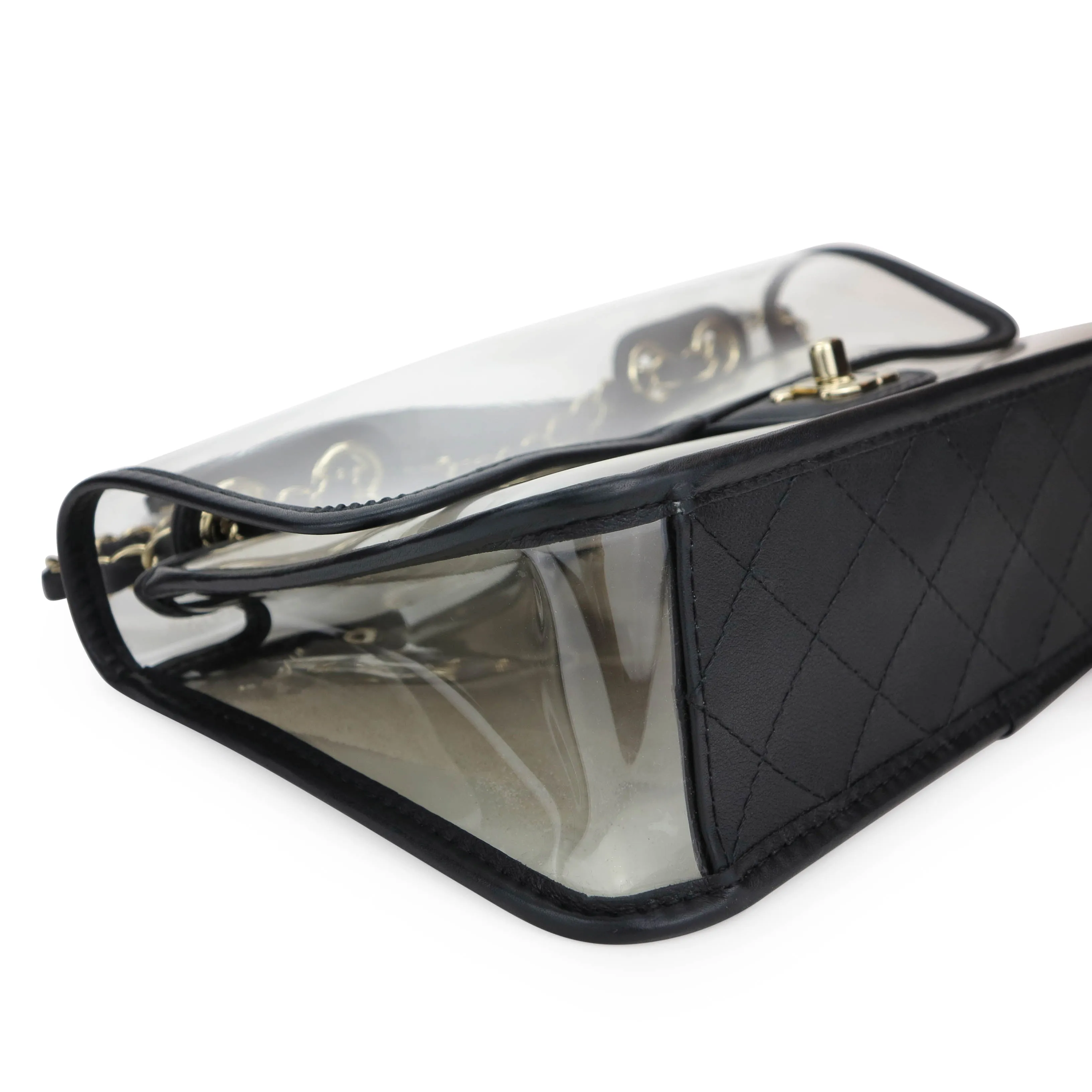 Coco Sand PVC Medium Flap Bag