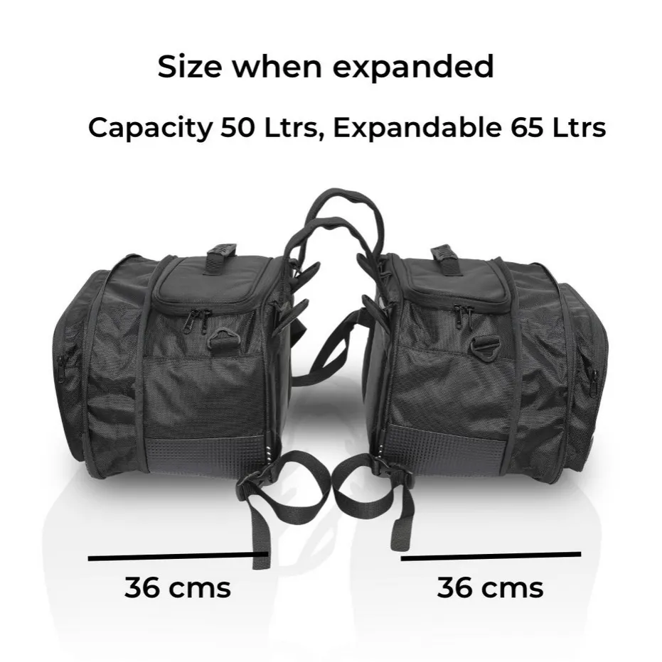Combo 14: Stallion 50L Saddle Bag   Shark Mini Universal 18L Tank Bag