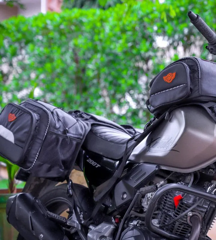Combo 16: Stallion 50L Saddle Bag   Shark Universal 28L Tank Bag