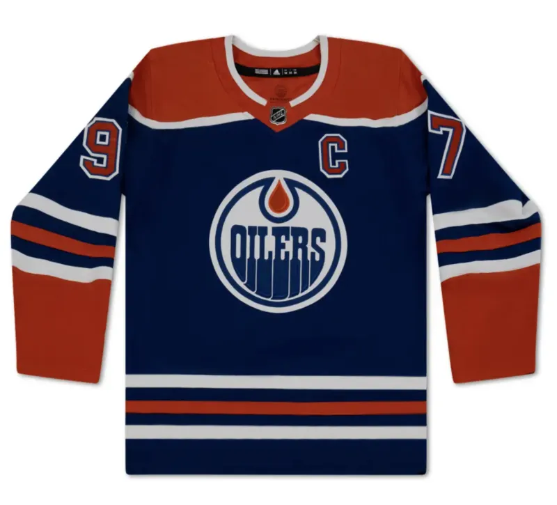 Connor McDavid Autographed Blue 2023 Adidas Edmonton Oilers Jersey UDA