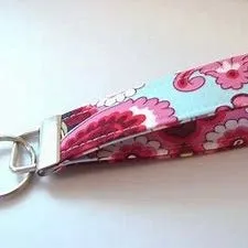 Cotton Fabric BTY Pink Red Blue White Flower Damask Belle Duck Egg Amy Butler