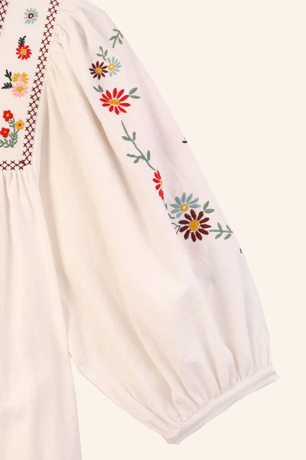 Crocus Dress - Multi Embroidery