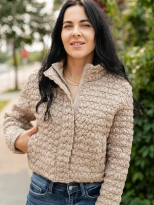 Current Air Long Sleeve Quilting Puff Jacket