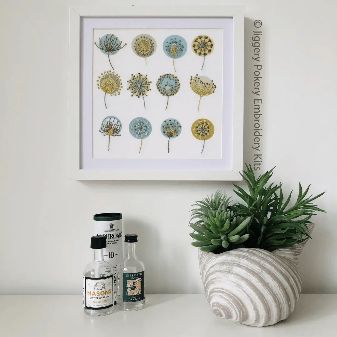 Dandelions embroidery pattern