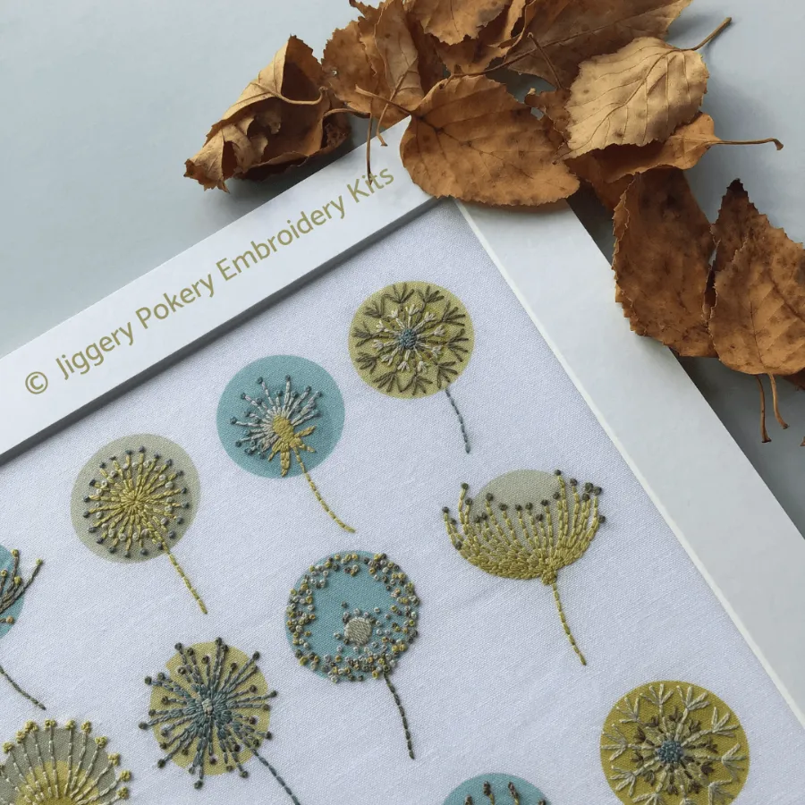 Dandelions embroidery pattern