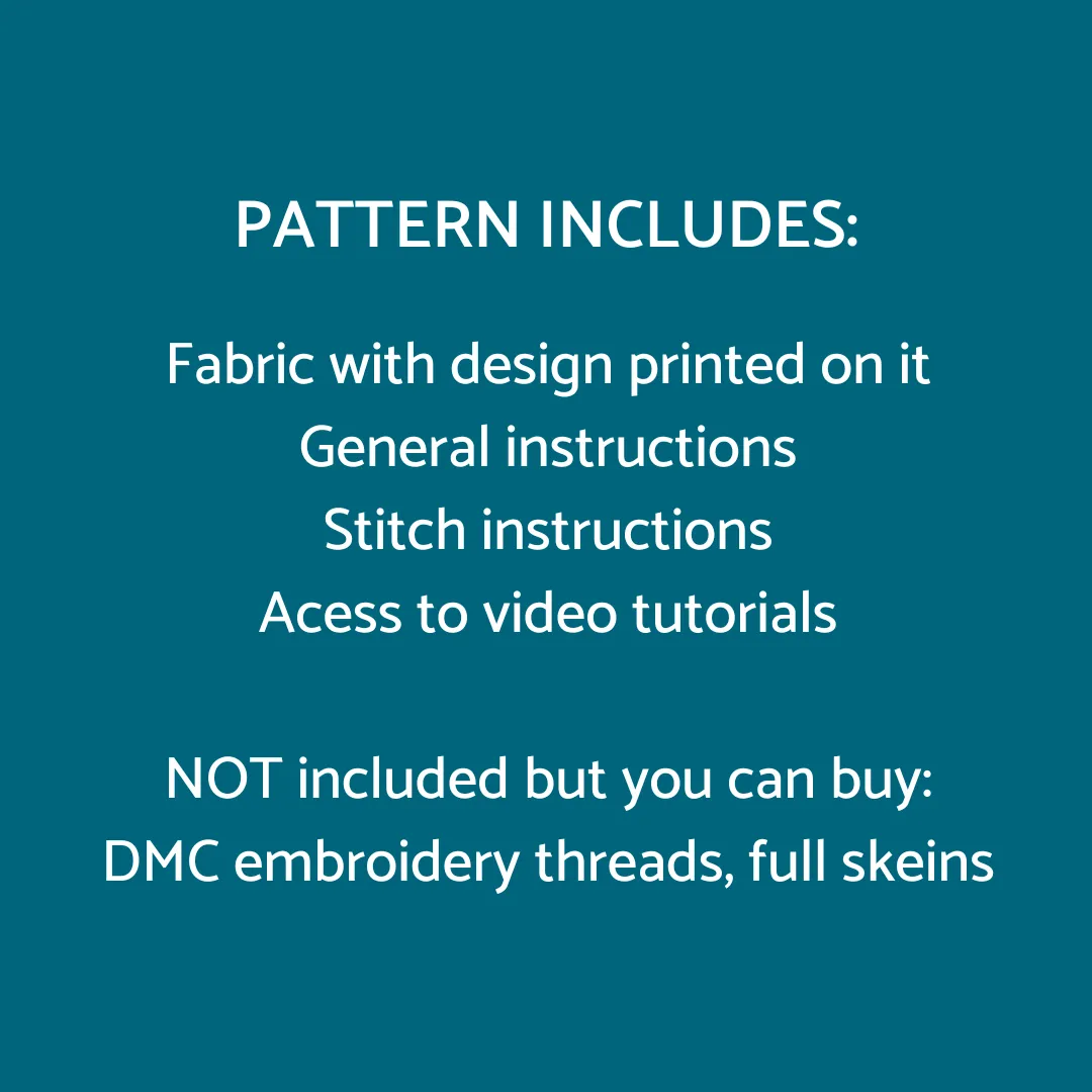 Dandelions embroidery pattern