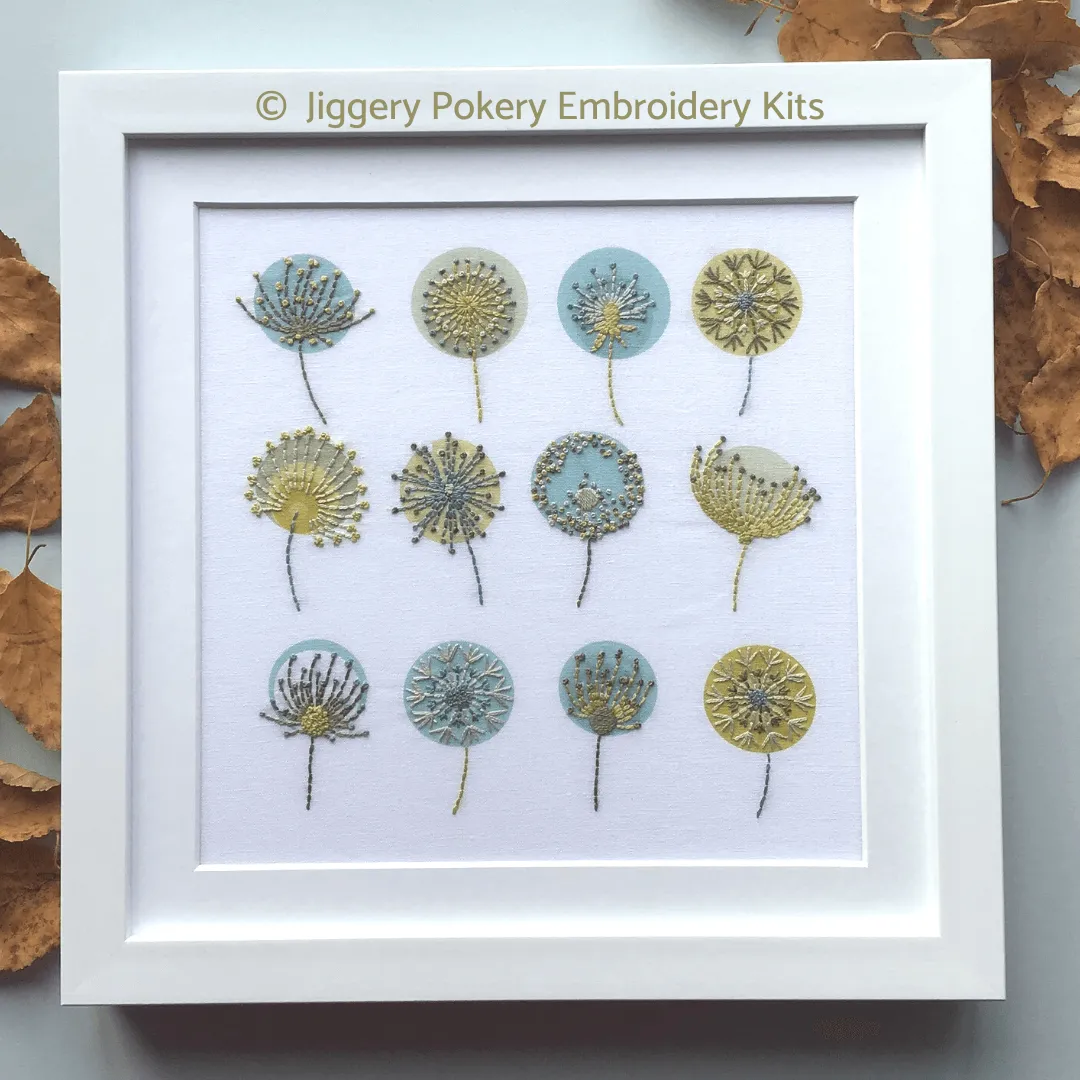 Dandelions embroidery pattern