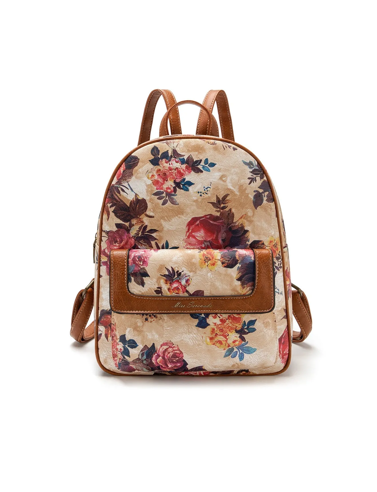 DAPHNE VEGAN FLORAL BACKPACK- XB-2320-SALE