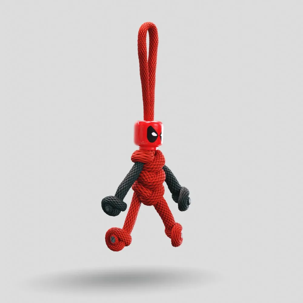 Deadpool Paracord Buddy Keychain
