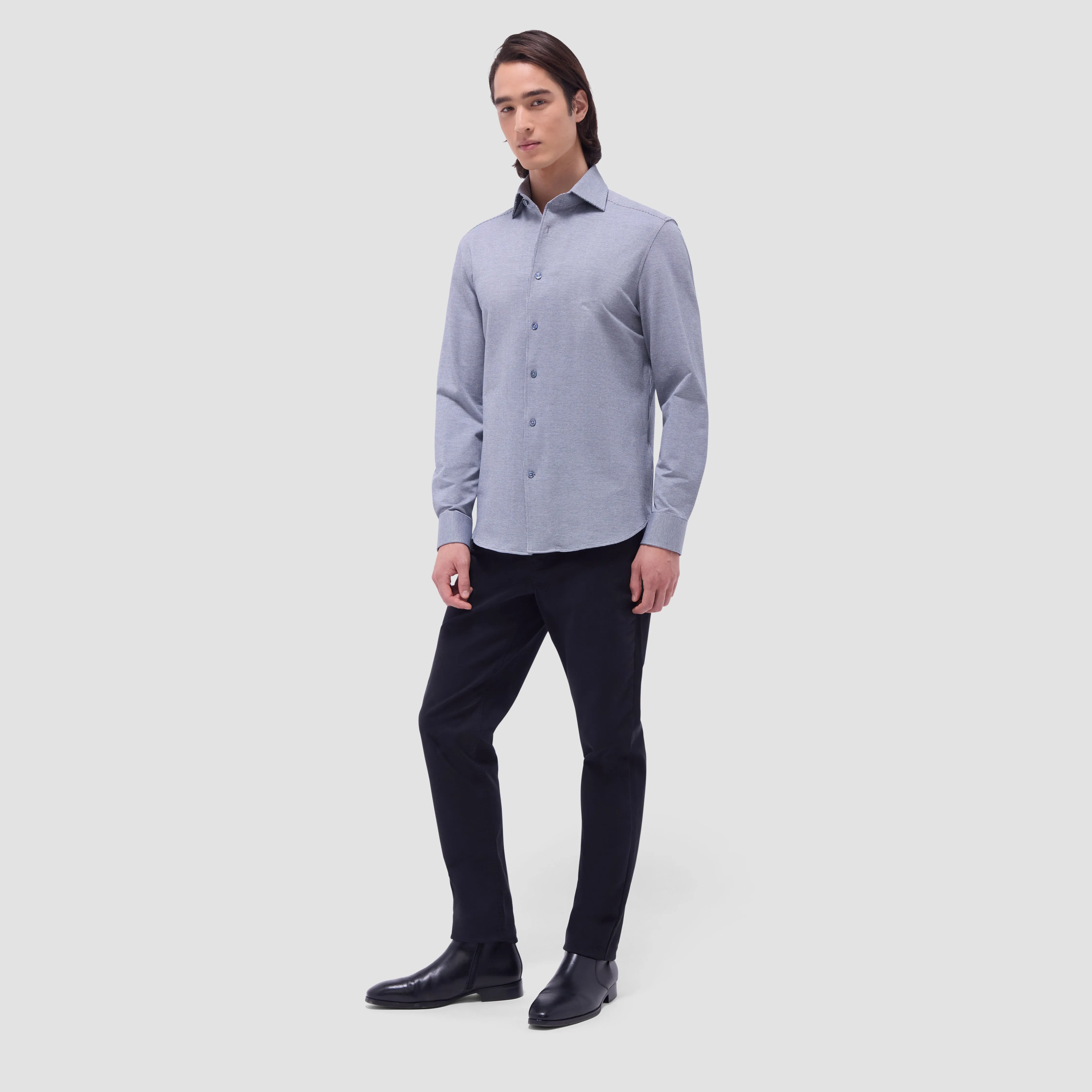 Devon Hound's Tooth OoohCotton Shirt