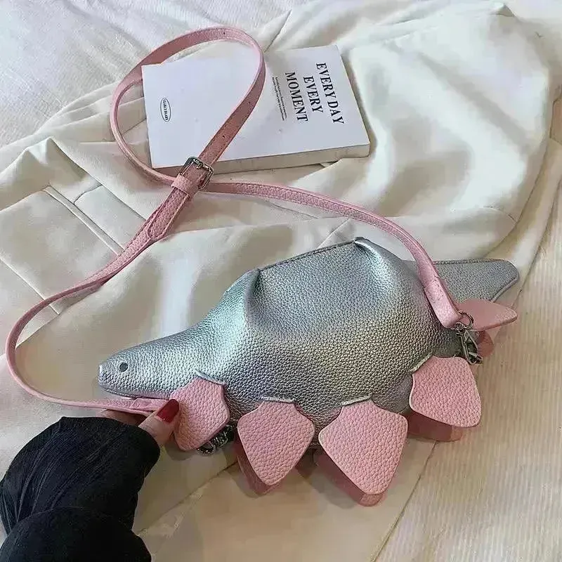 Dinosaur Shaped Crossbody Bag