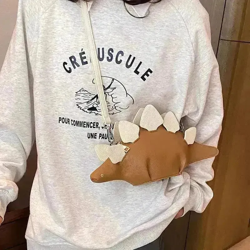 Dinosaur Shaped Crossbody Bag