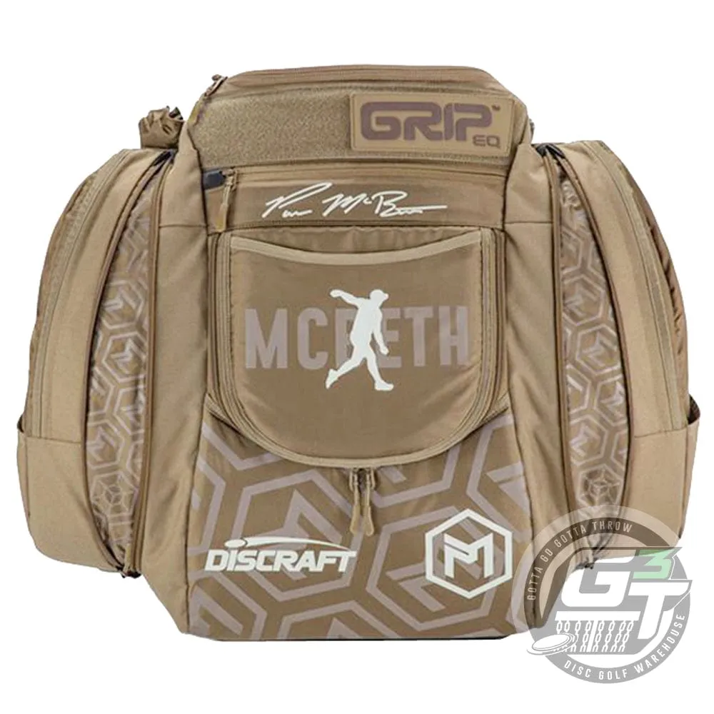 Discraft GripEQ Paul McBeth AX5 Signature Series Backpack Disc Golf Bag