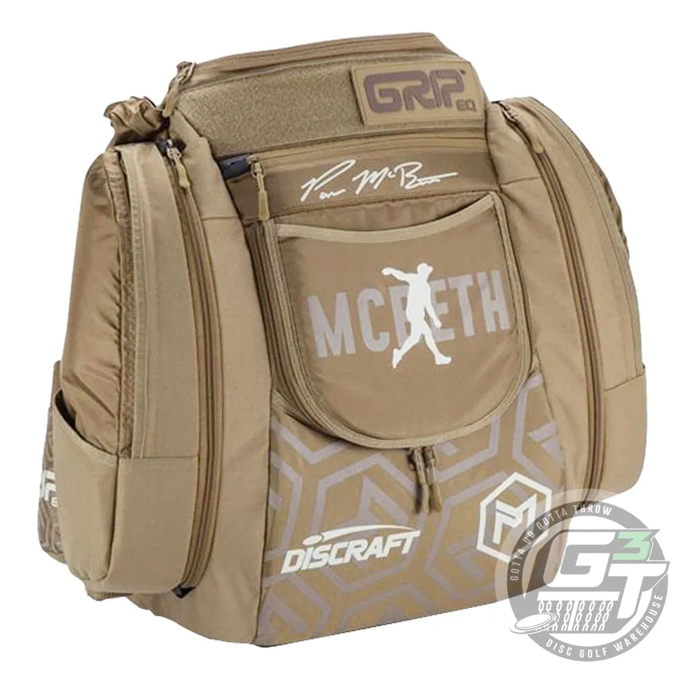 Discraft GripEQ Paul McBeth AX5 Signature Series Backpack Disc Golf Bag