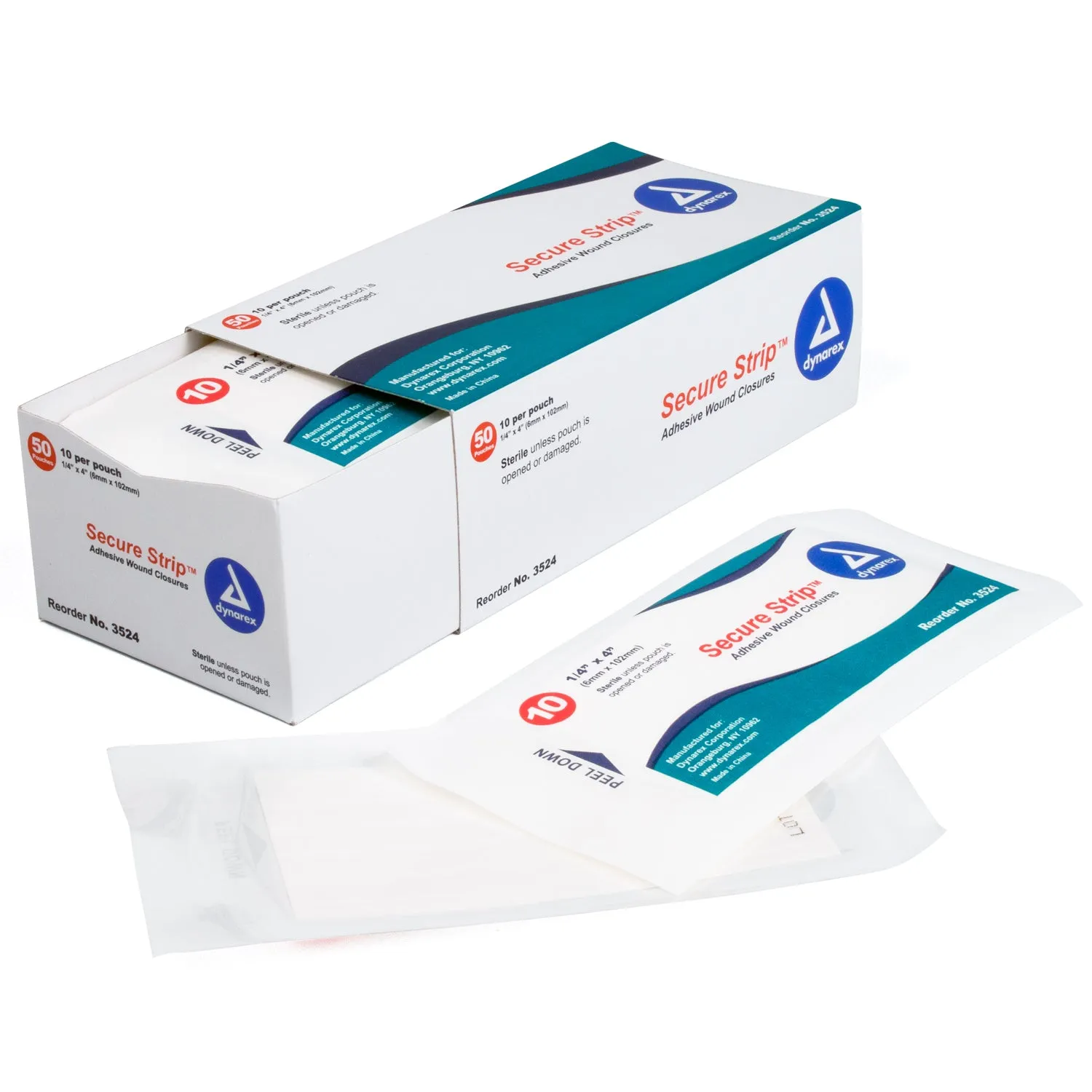 Dressing Closure Strip Sterile Wound Compare to Steri-Strip™ by 3m by Dynarex