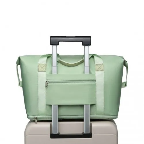 EA2212 - Kono Two Pieces Expandable Durable Waterproof Travel Duffel Bag Set - Green