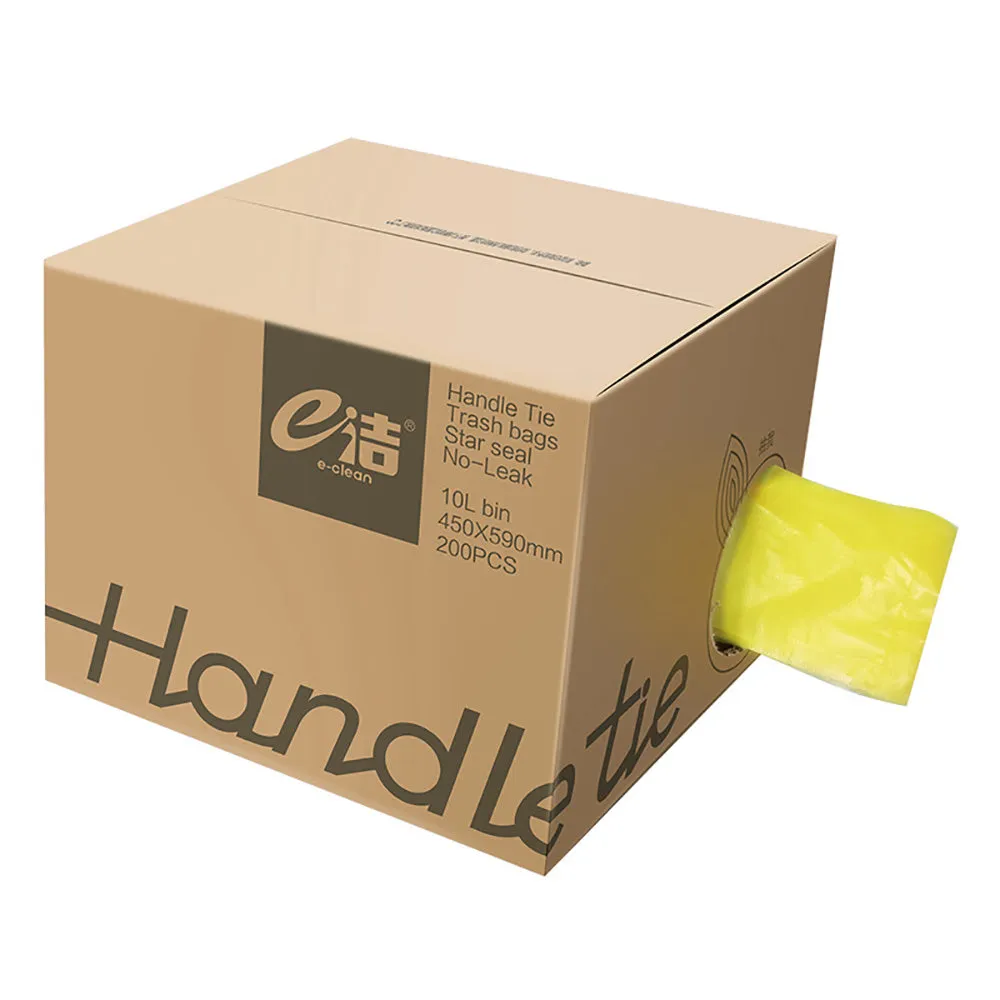 eClean Vest-Style Trash Bags 45x59cm - 200 Pieces