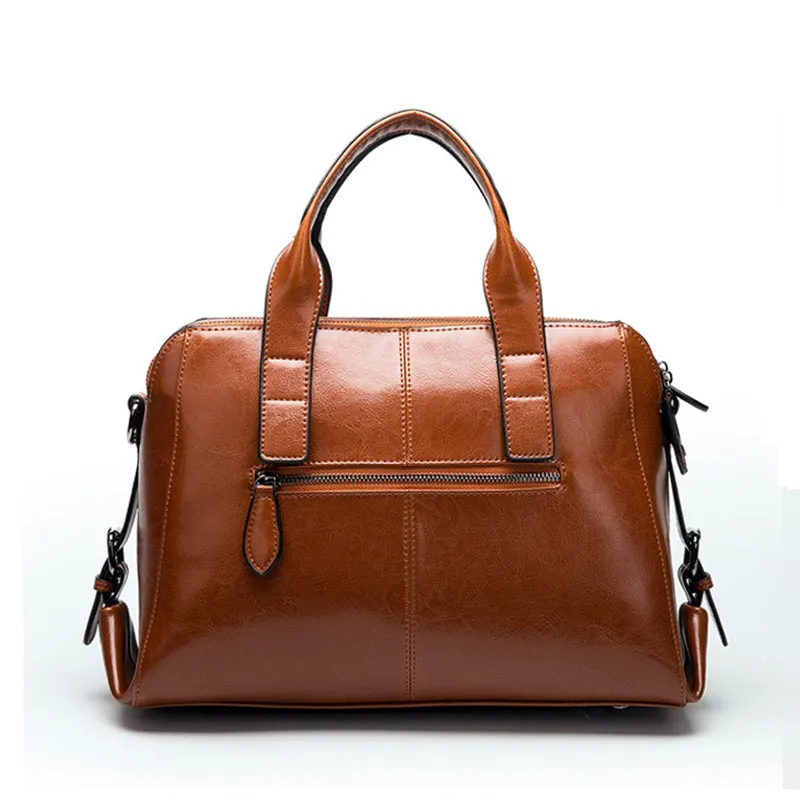 Elegant Leather Women's Crossbody Bag - Effortless Style & Versatility