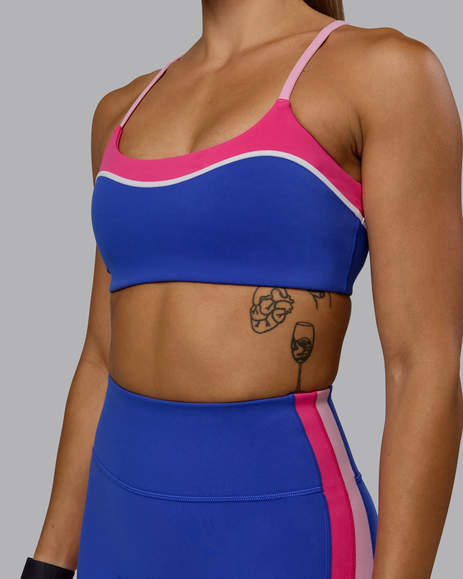 Embrace Sports Bra - Power Cobalt-Fuchsia Pink