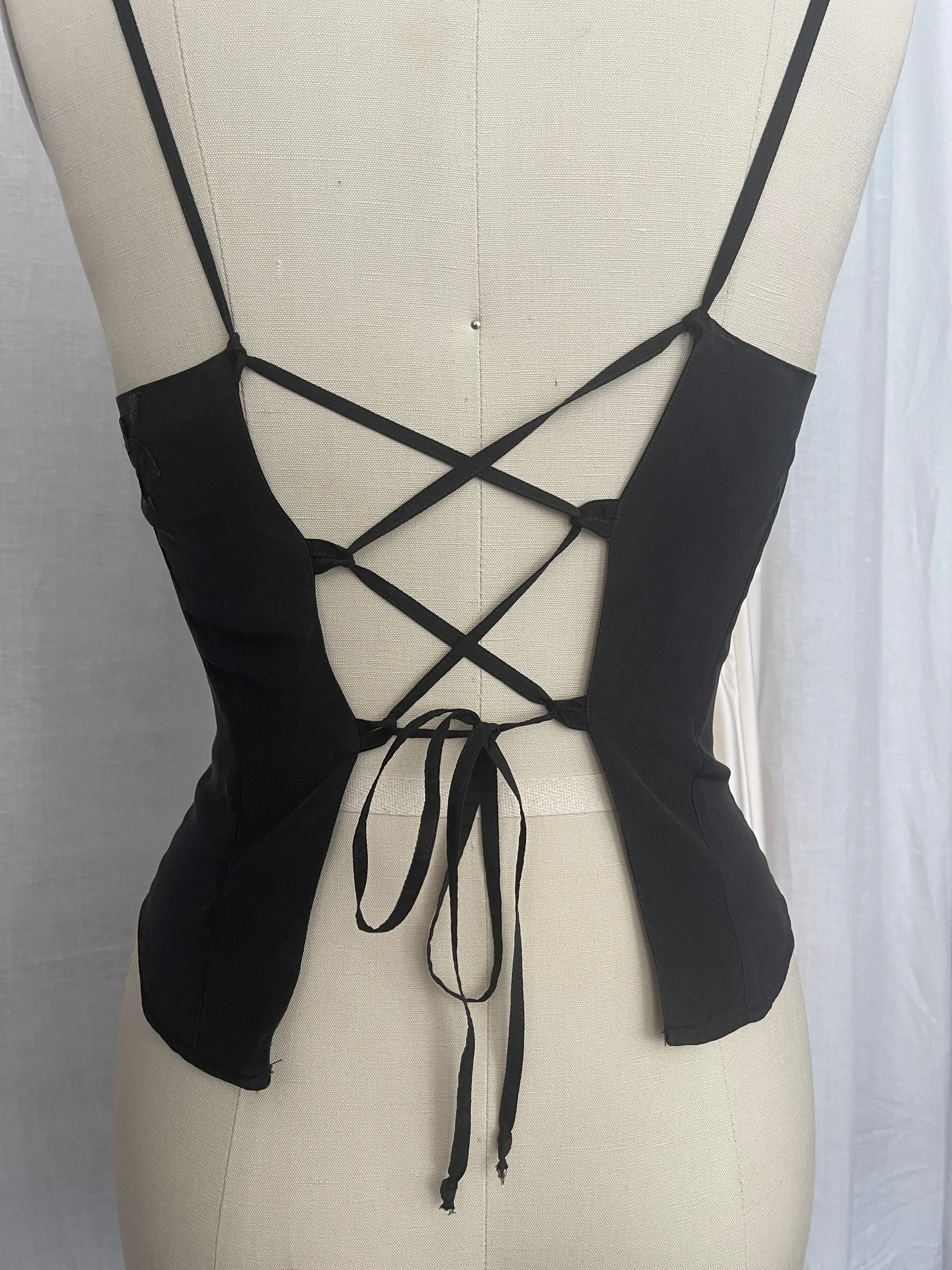 Embroidered Silk Top