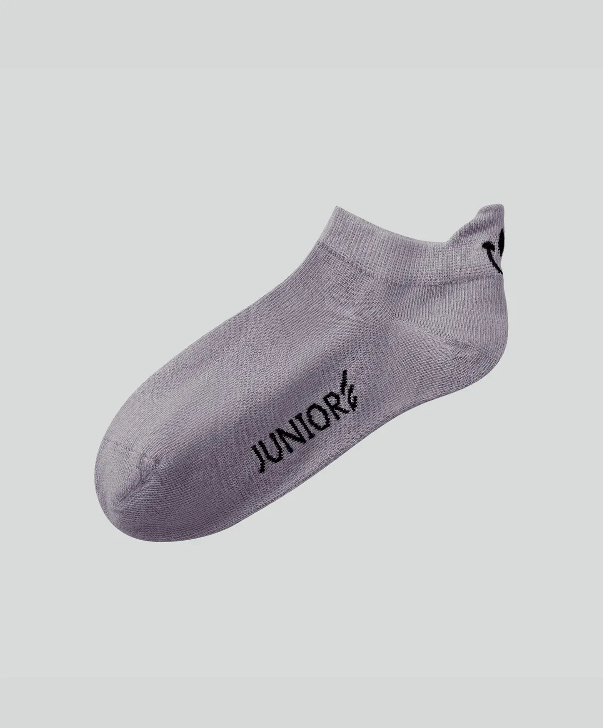 Energized Junior Ankle Socks with Smiley Face