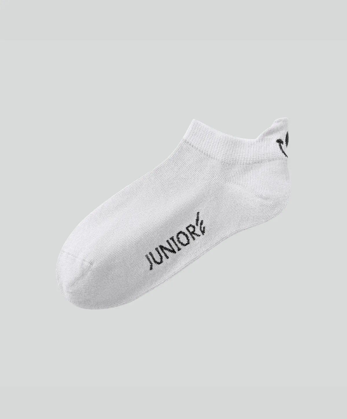 Energized Junior Ankle Socks with Smiley Face