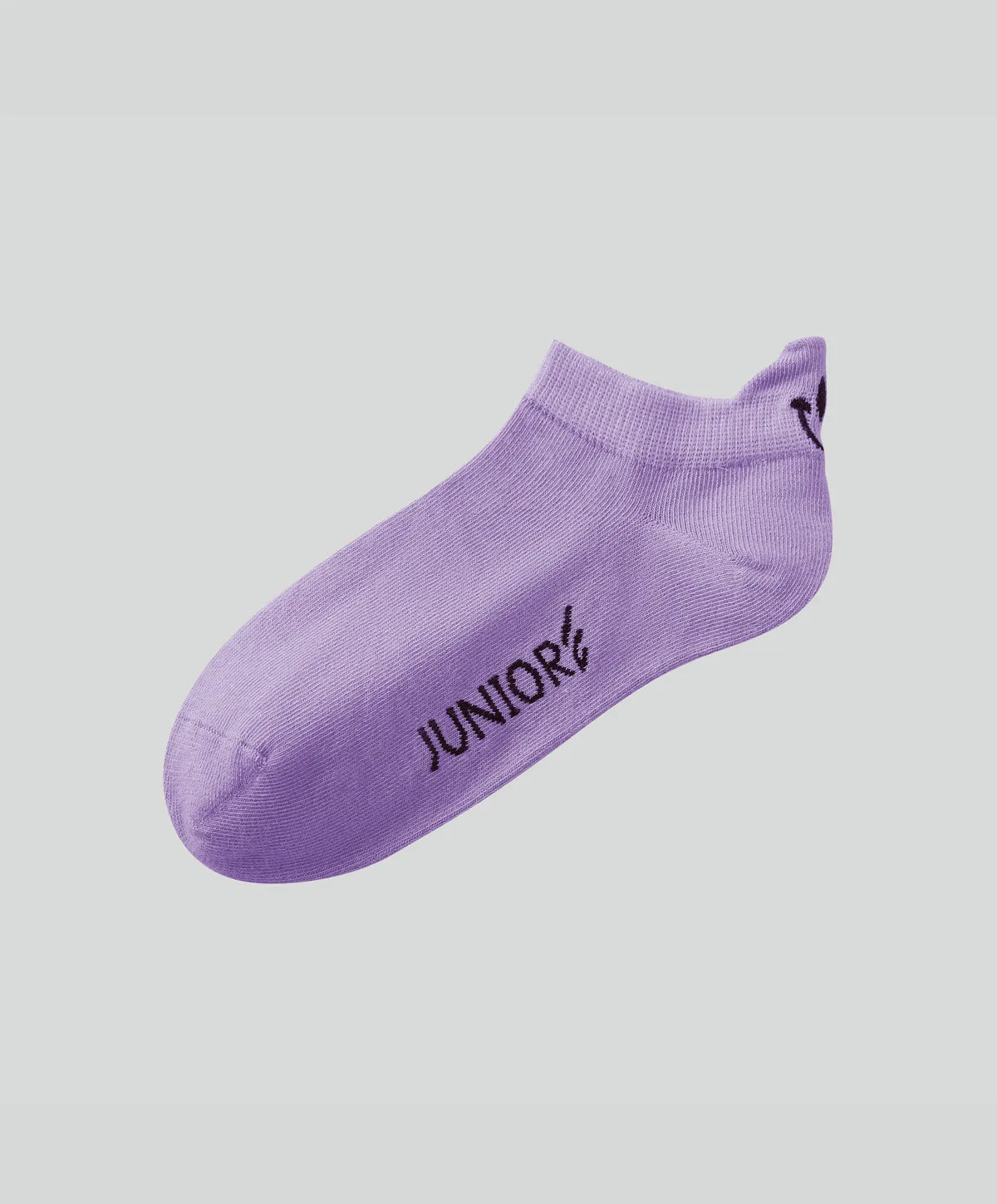 Energized Junior Ankle Socks with Smiley Face