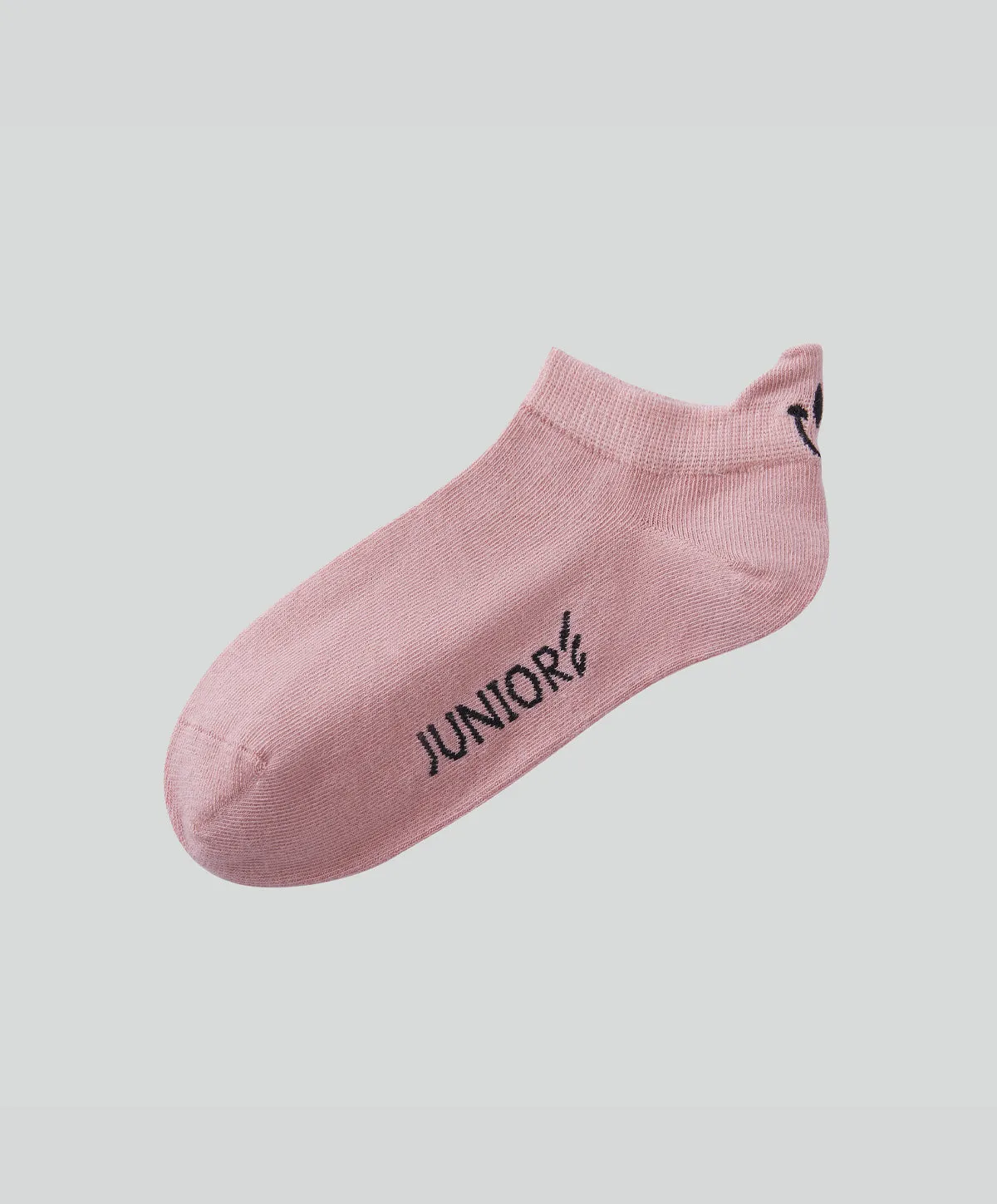 Energized Junior Ankle Socks with Smiley Face