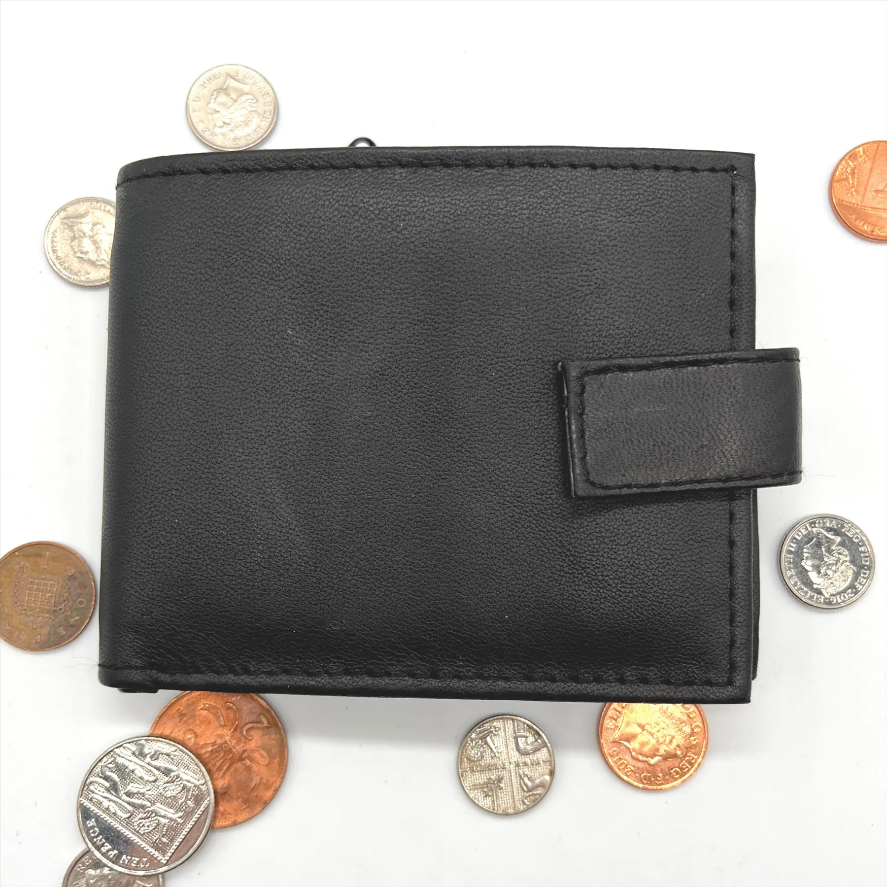 Englander Leather Mens Plain Wallet