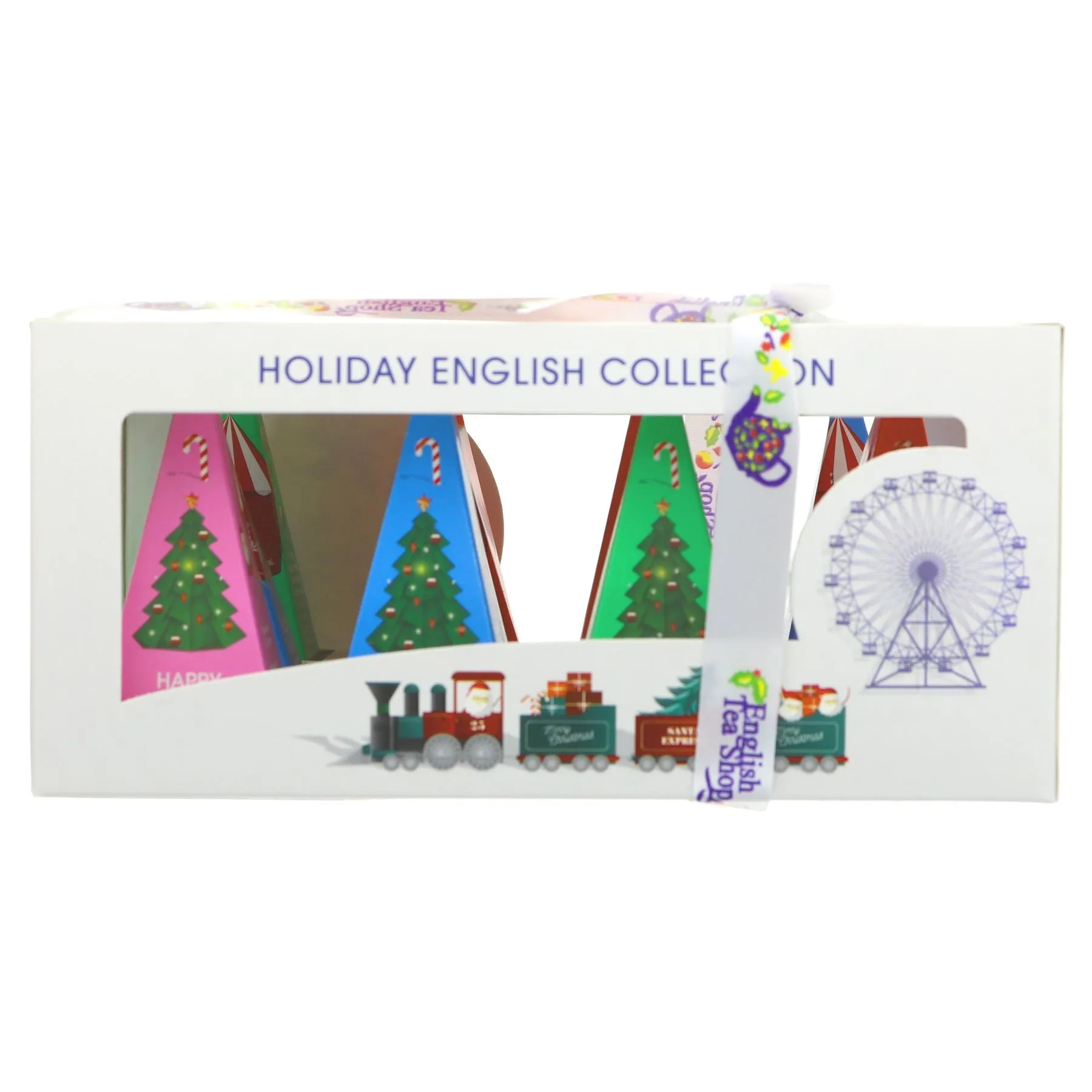 English Tea Shop | Holiday White Prism - 12 Loose Leaf Tea Pyramid Bags | 12 bags