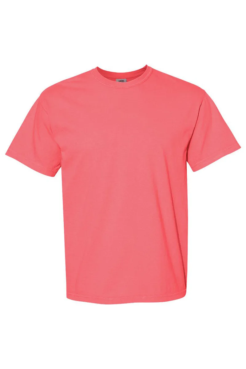 Faux Patchwork Cherries Comfort Colors Adult Ring-Spun Cotton Tee