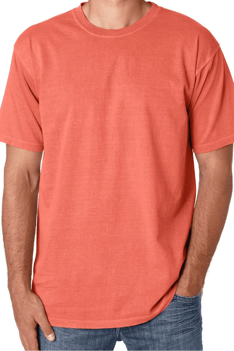 Faux Patchwork Paw Comfort Colors Adult Ring-Spun Cotton Tee