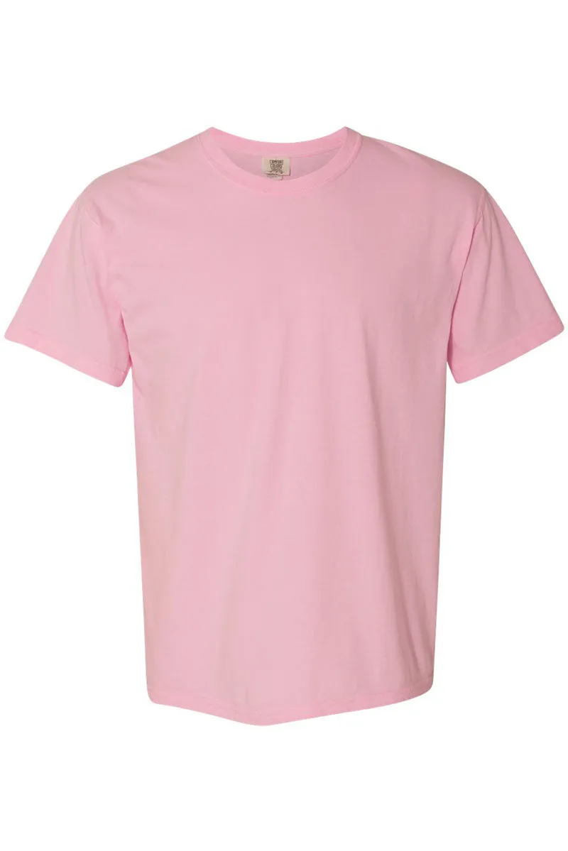 Faux Patchwork Paw Comfort Colors Adult Ring-Spun Cotton Tee
