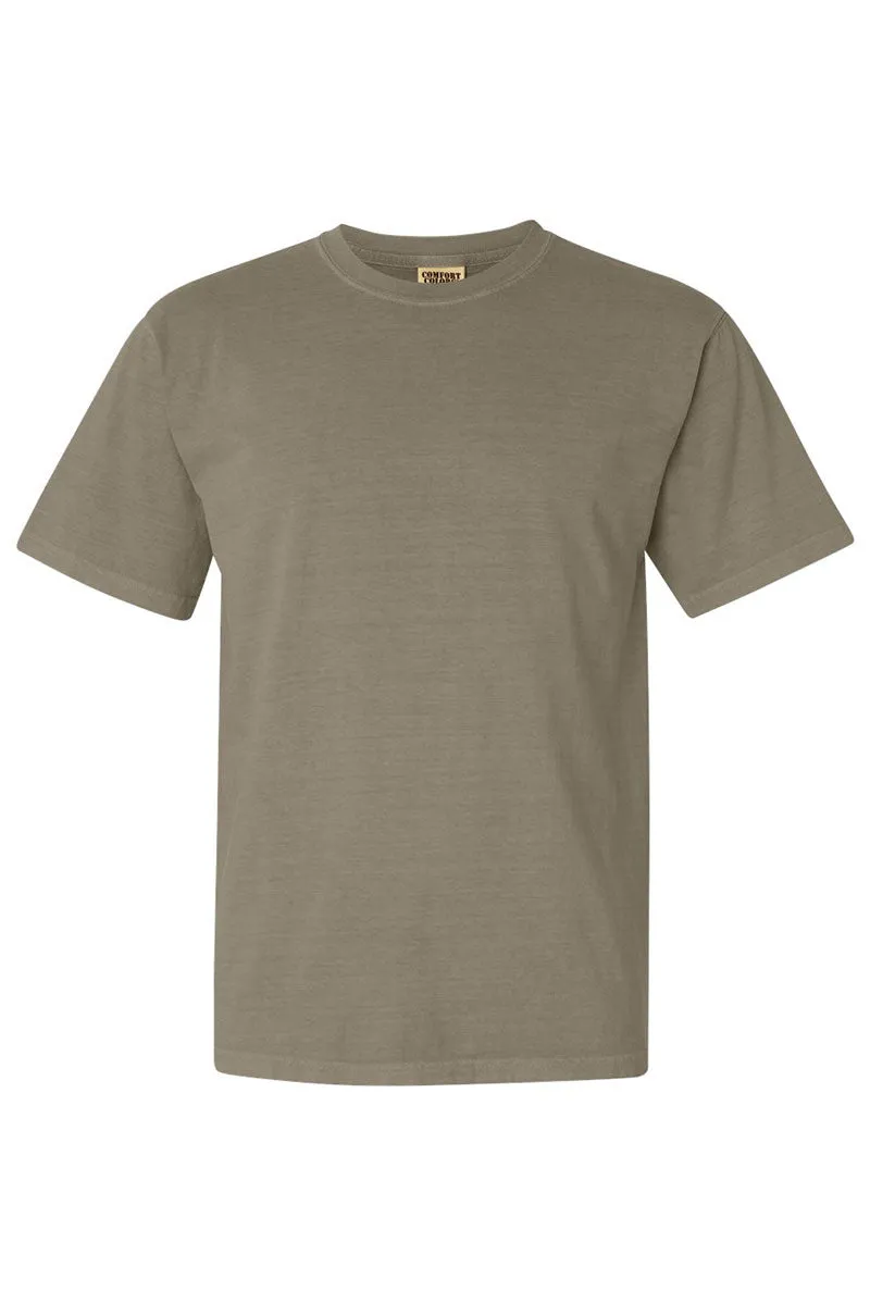 Faux Patchwork Paw Comfort Colors Adult Ring-Spun Cotton Tee