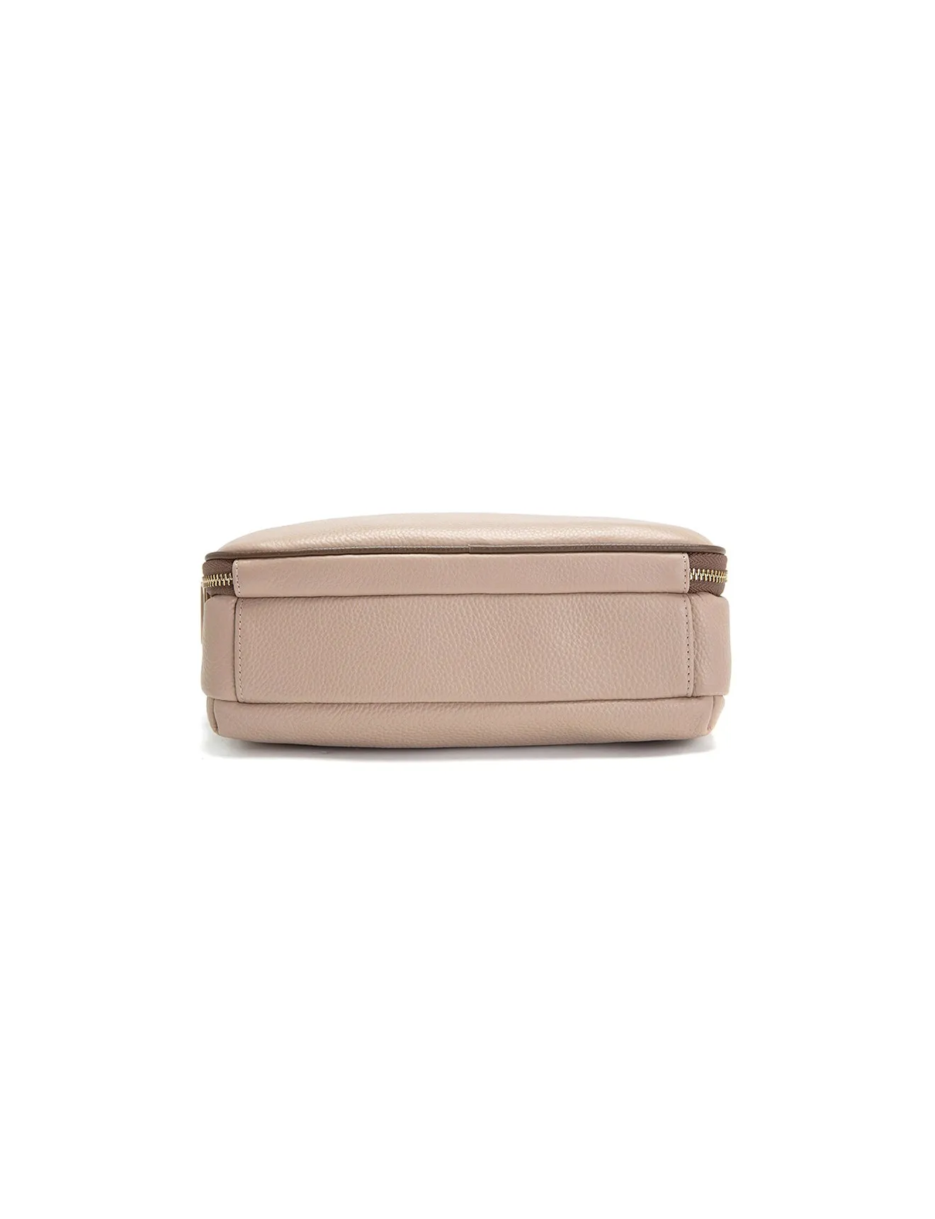FELICITY LEATHER XBODY BAG- E1-0814A-PUTTY/CINNAMON