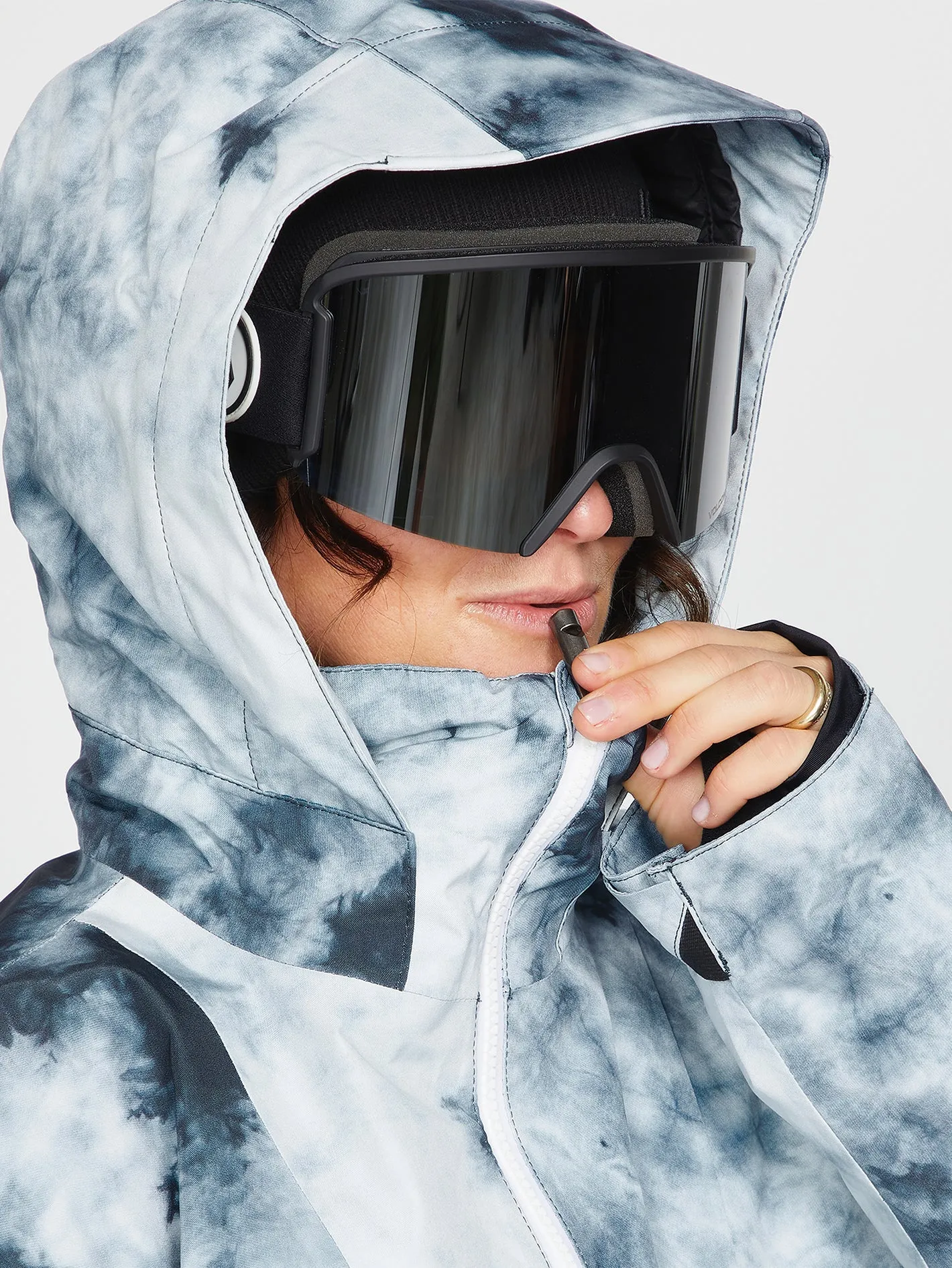 Fern Insulated Gore-Tex Pullover Jacket - Storm Tie-Dye