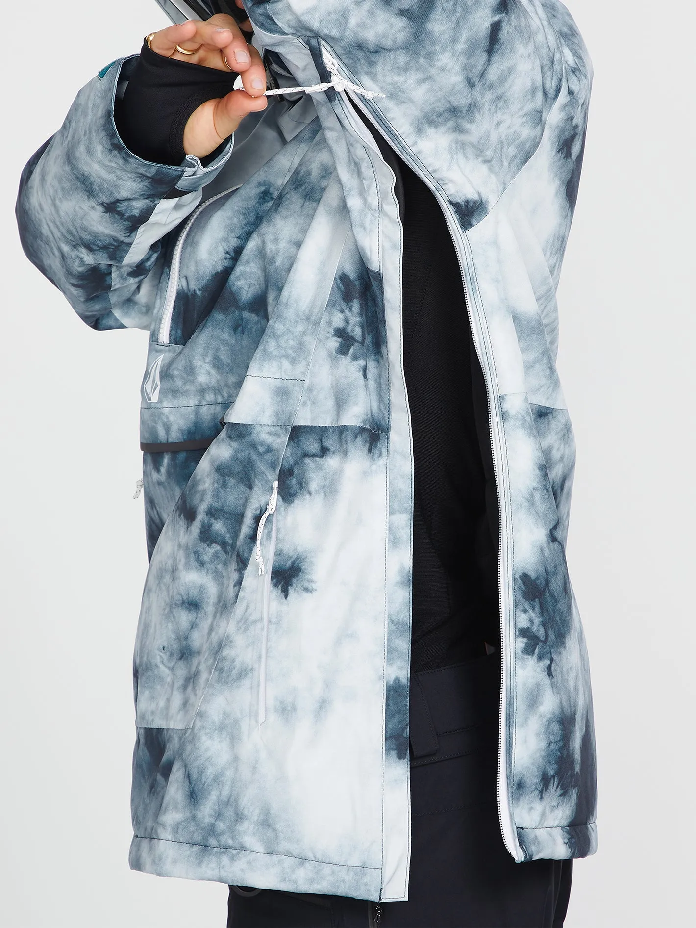 Fern Insulated Gore-Tex Pullover Jacket - Storm Tie-Dye