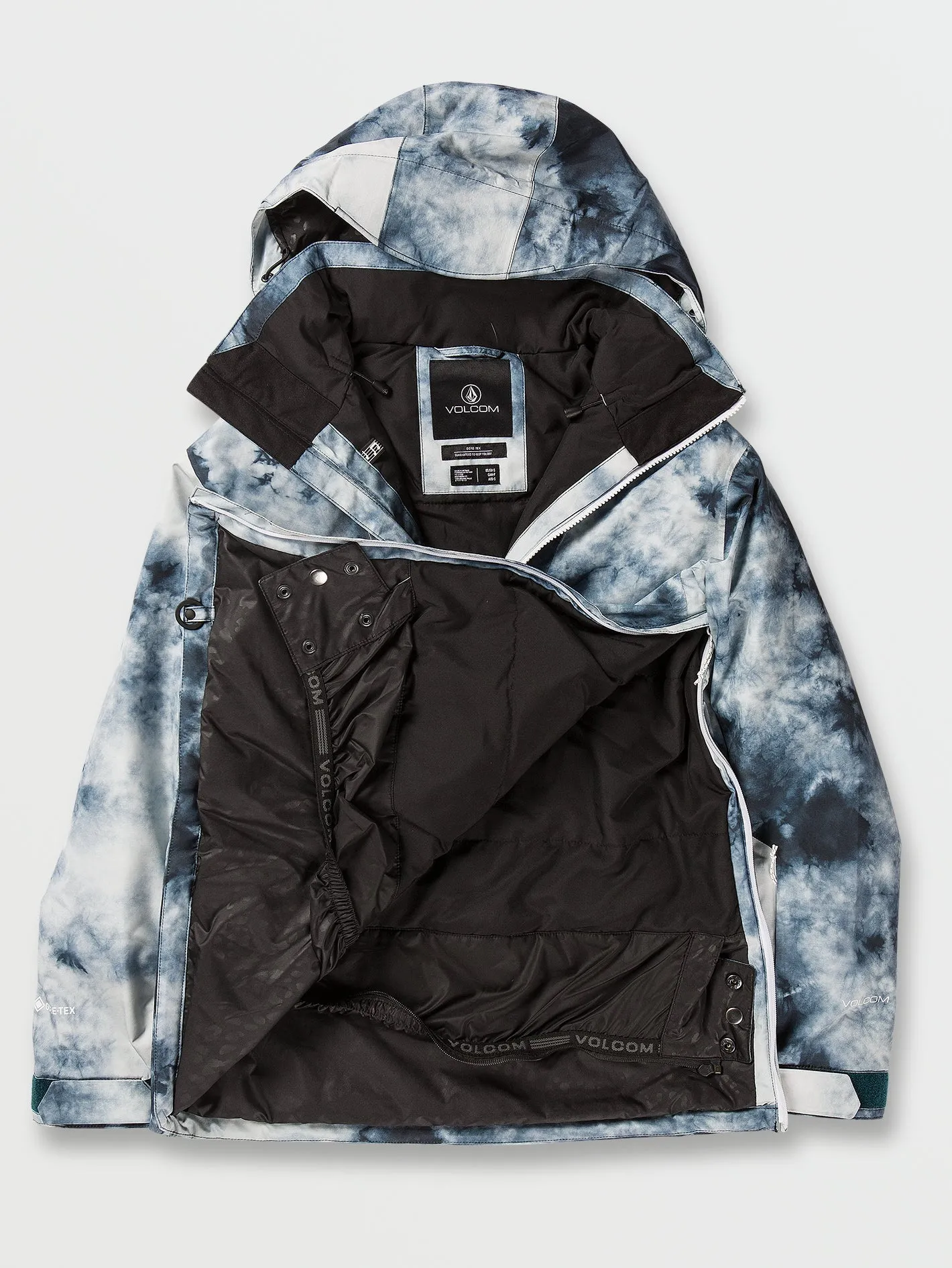 Fern Insulated Gore-Tex Pullover Jacket - Storm Tie-Dye