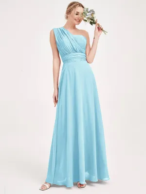 [Final Sale] Sky Blue Convertible Chiffon Bridesmaid Dress