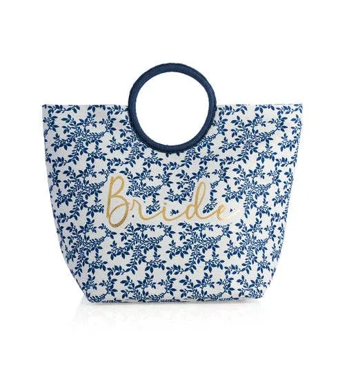 FIORENTINA "BRIDE" TOTE, BLUE: Blue