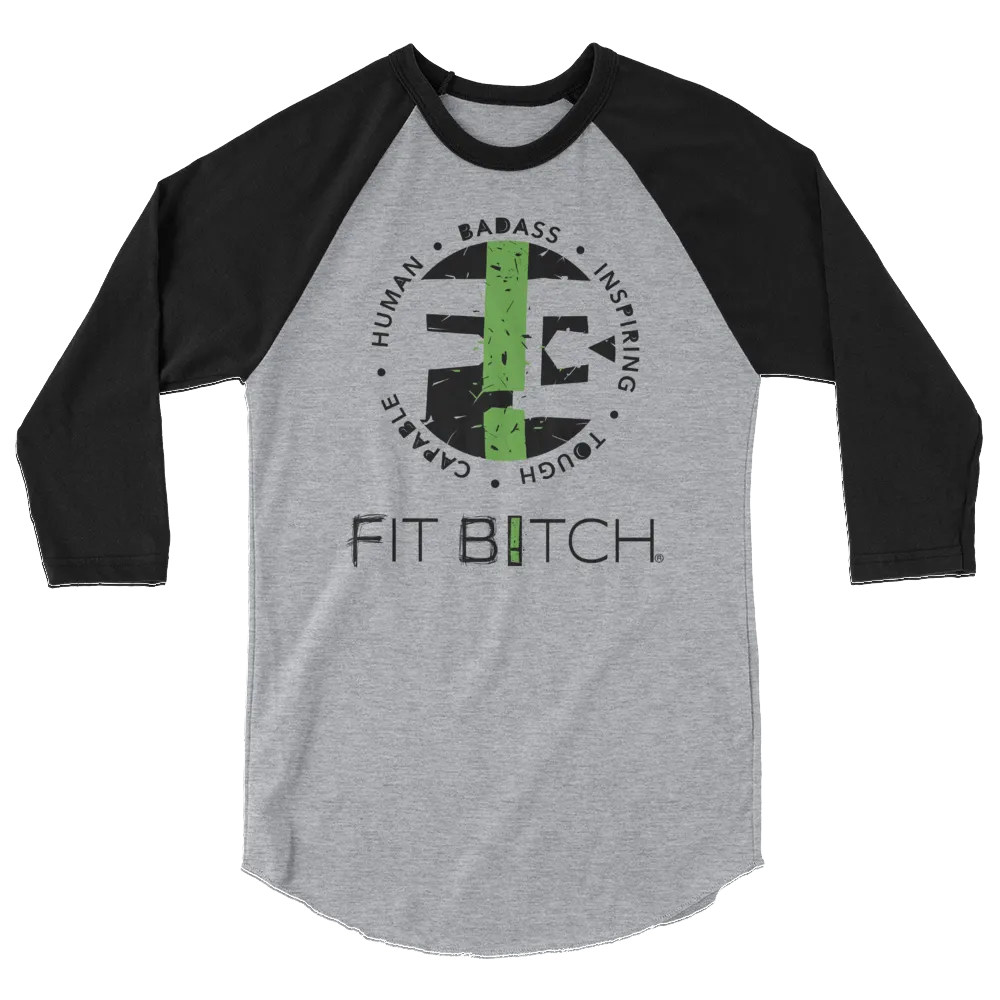 Fit Bitch - Unisex - Baseball T - Logo